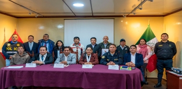 Miembros del COPROSEC y defensa civil de San Miguel tomaron juramento